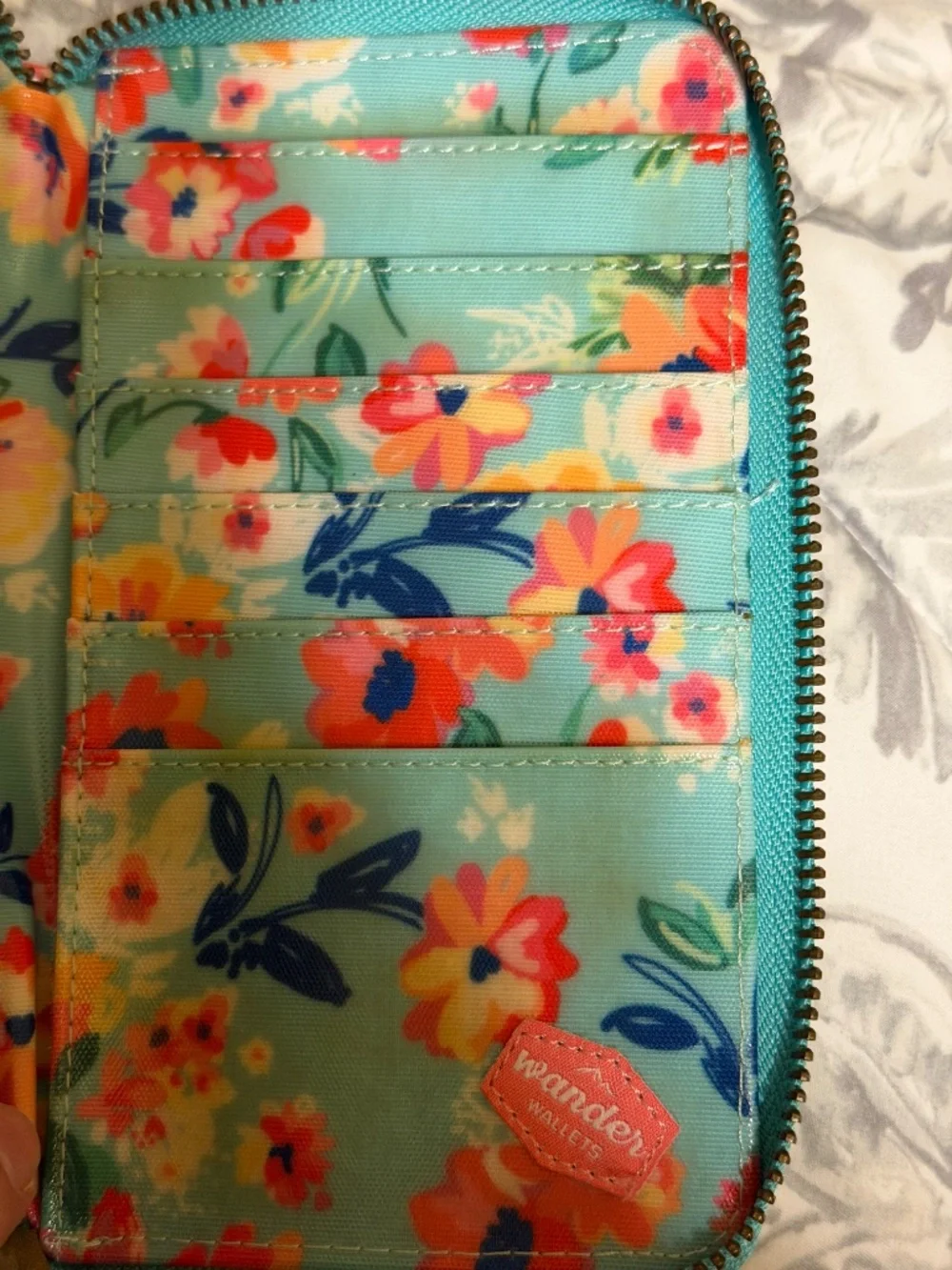 Wander wallet floral